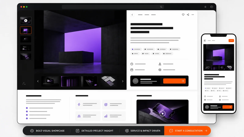 AgencyX — Agency / Portfolio - Trang chi tiết