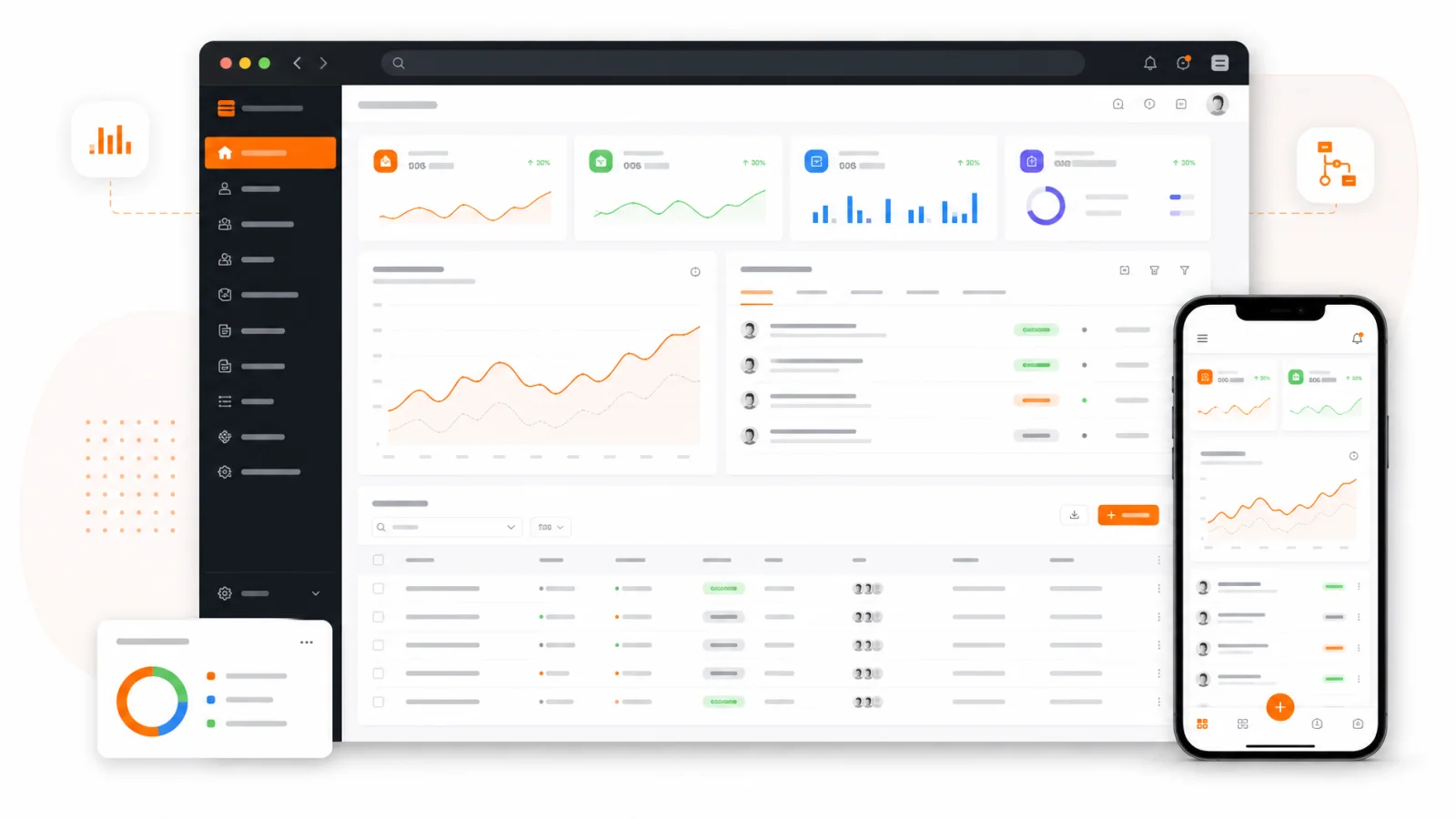DashFlow — Dashboard nội bộ - Tổng quan giao diện