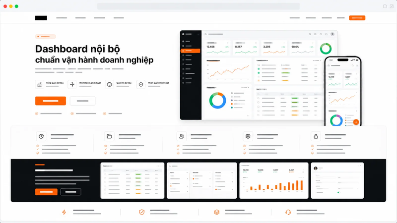DashFlow — Dashboard nội bộ - Trang chủ template