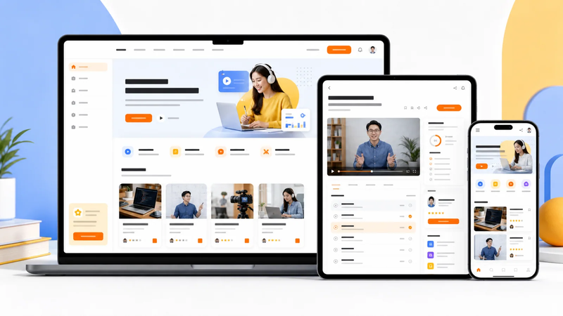 Edumi — Giáo dục, Khóa học - Responsive