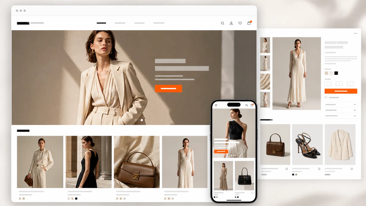 Fashionista — Thời trang cao cấp - Tổng quan giao diện