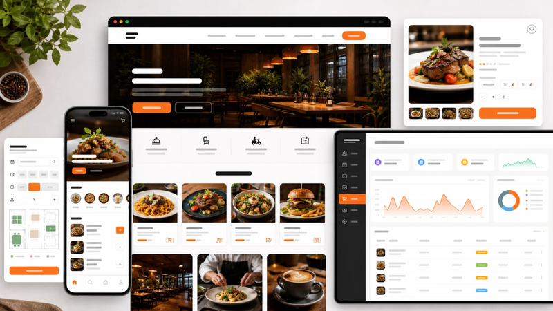 Foodie — Nhà hàng & Cafe - Luồng vận hành