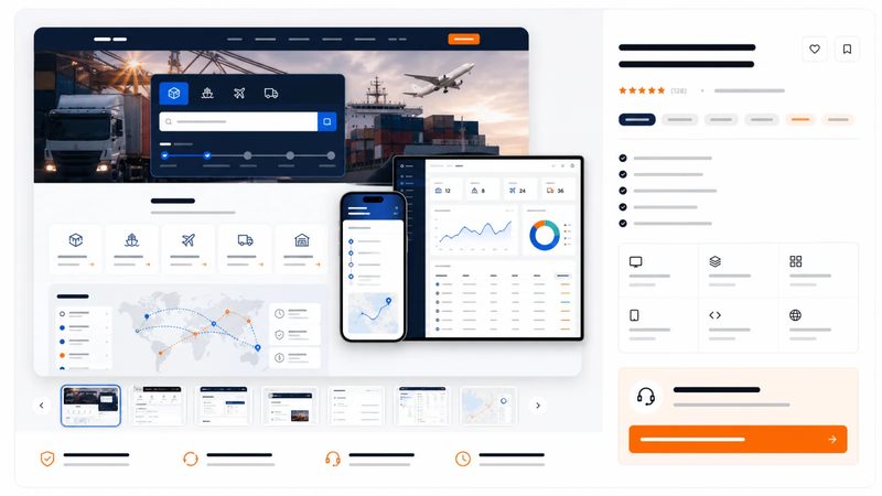 Logix — Vận chuyển, Logistics - Trang chi tiết