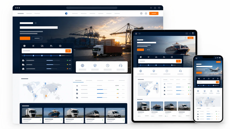 Logix — Vận chuyển, Logistics - Responsive