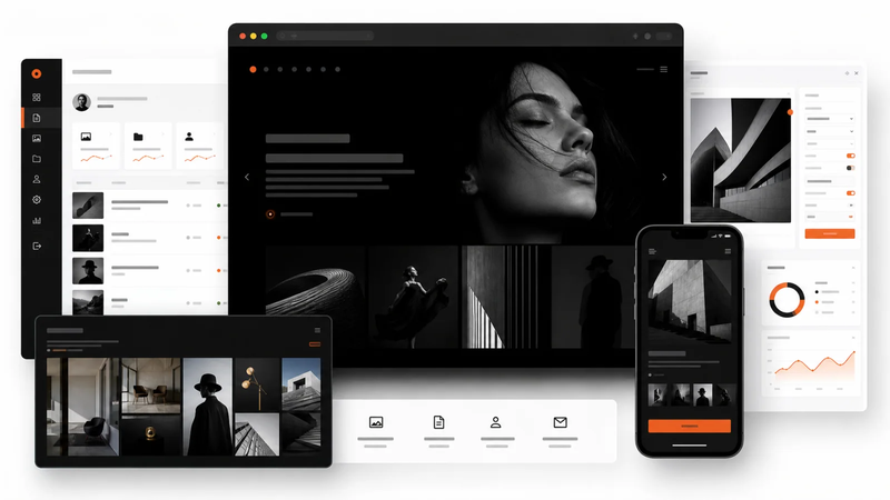 Portfolio Noir — Portfolio cao cấp - Luồng vận hành