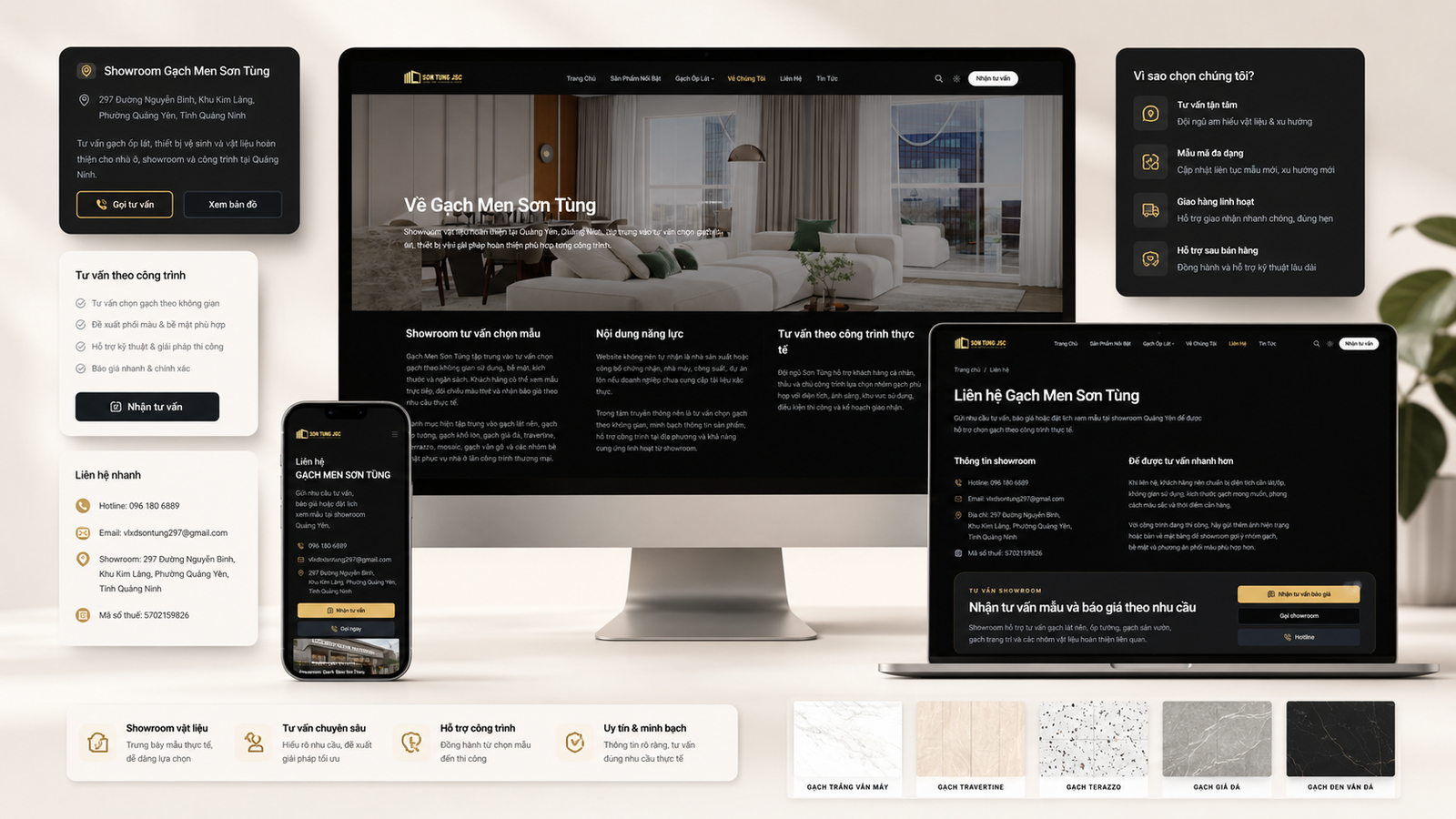 Gạch Men Sơn Tùng Website