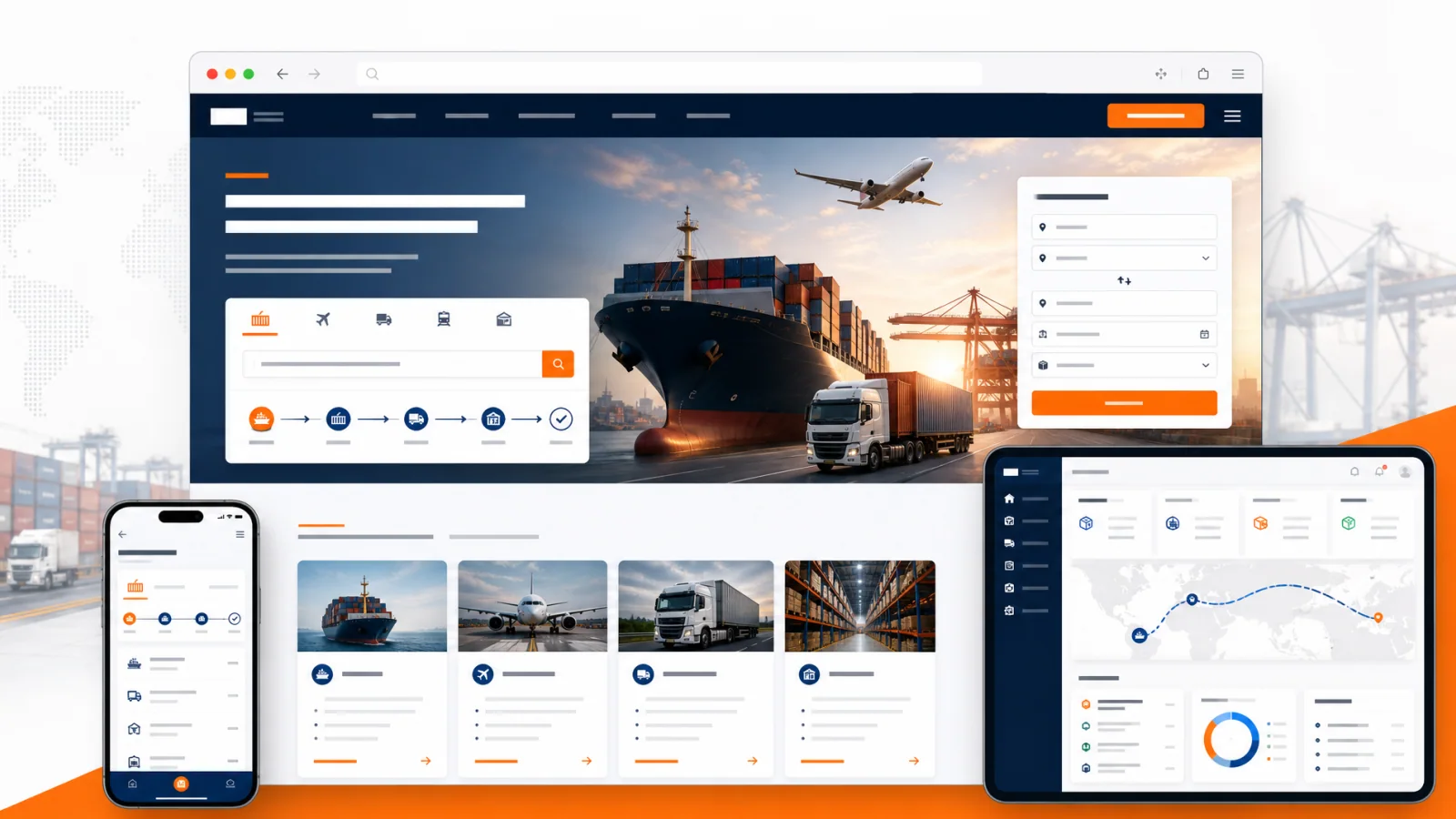 Logix — Vận chuyển, Logistics - Tổng quan giao diện